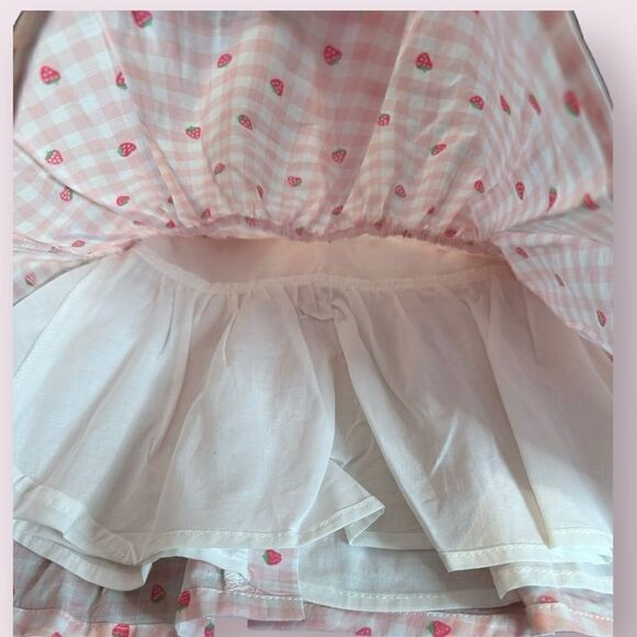 NWT Little Me 3 Piece Dress, Pants & Headband Set (12 Months) - Picture 3 of 9